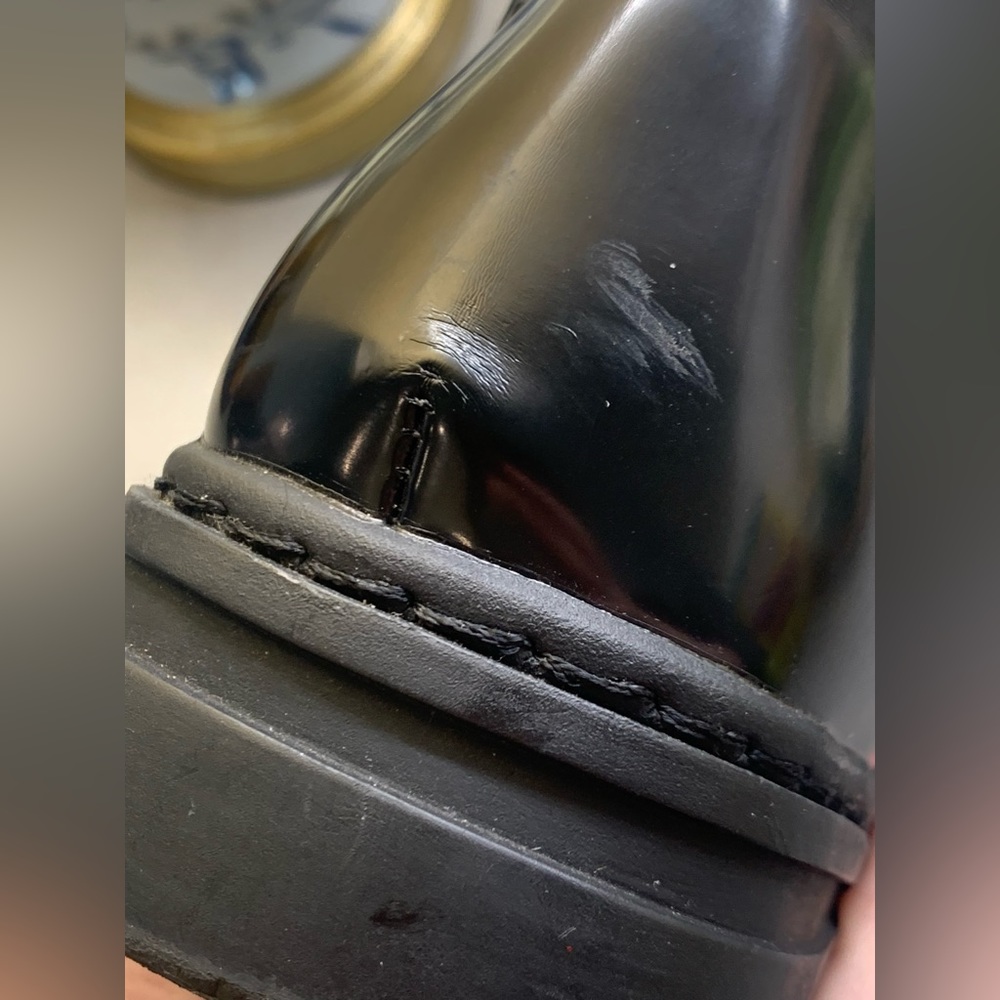 Dirty Laundry ~ Black Lace-up Combat Boots Lug Soles Y2K 90s Size 9 - Picture 12 of 17